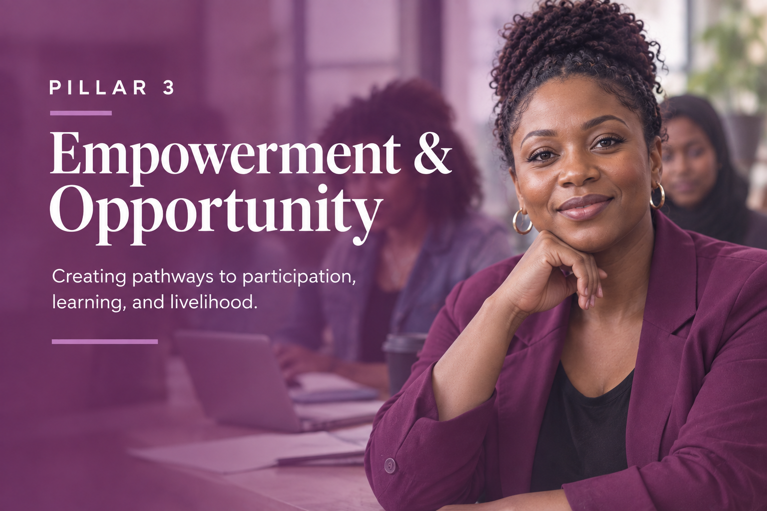 Pillar 3, Our Social Justice Pillars